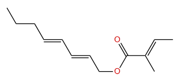 (E,E)-2,4-Octadienyl (E)-2-methyl-2-butenoate